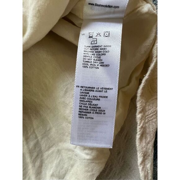 Sisstrevolution Ivory Bonnie Sleeveless Woven Mini Dress Small - Picture 7 of 9